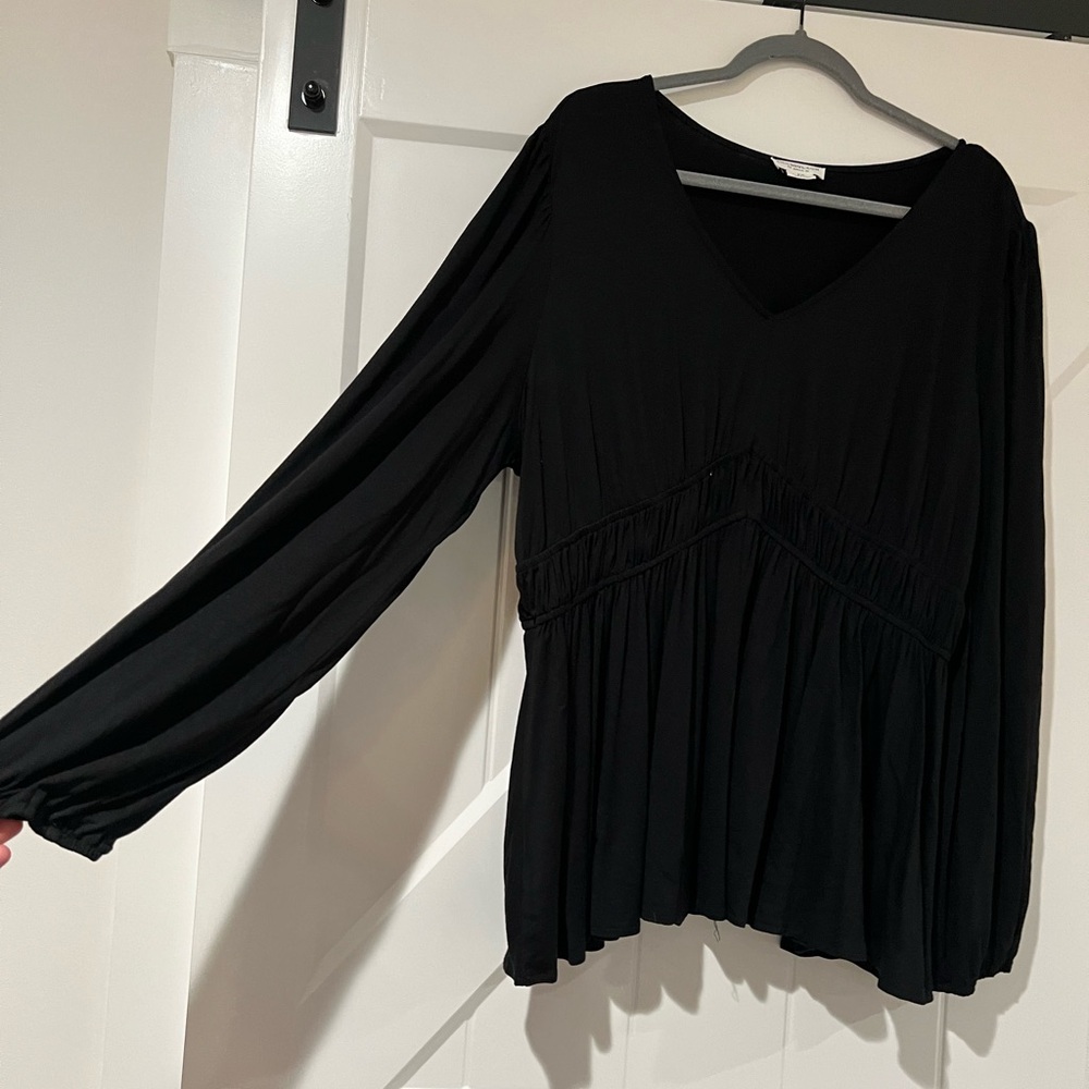 Elegant Black Women's Top